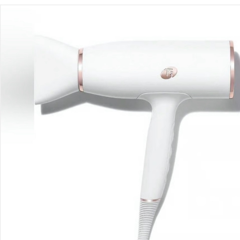 T3 AirLuxe White and Rose Gold Hair Dryer